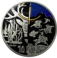 Монета "Тамга – символ единства Кыргызского каганата"