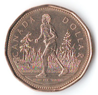 25 лет Марафону надежды, Терри Фокс - Канада, 1 доллар, 2005 год