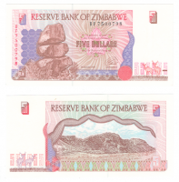 Зимбабве | 5 долларов | 1997 год